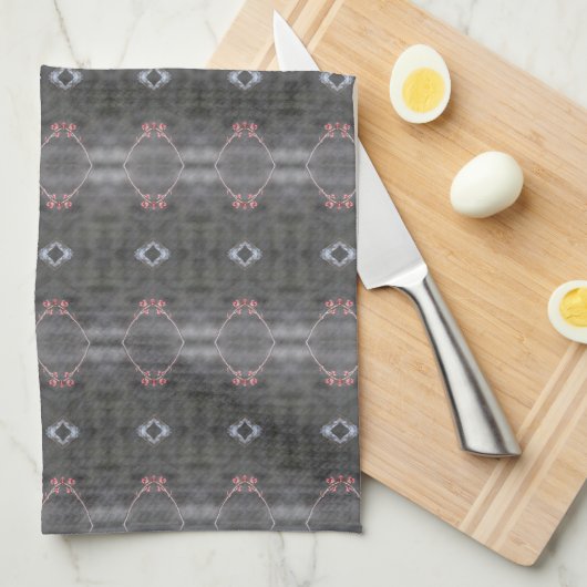 Diamantringdruck Geschirrtuch (Viertel Falte)