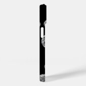 Diamantringe auf schwarz, personalisiert Case-Mate iPhone hülle (Rückseite / Rechts)