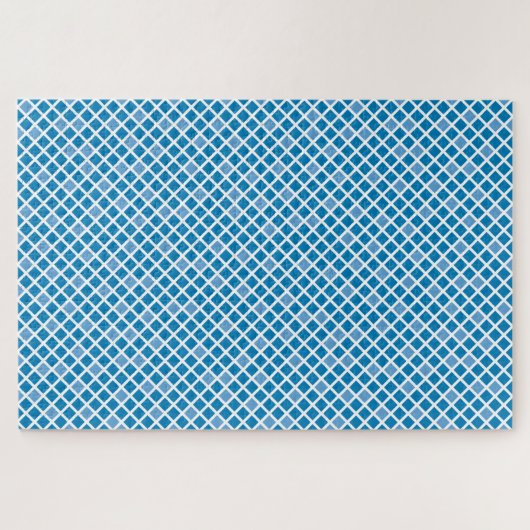 ‘Diamants’ | Ibiza Blue & Little Boy Blue | Puzzle (Horizontal)