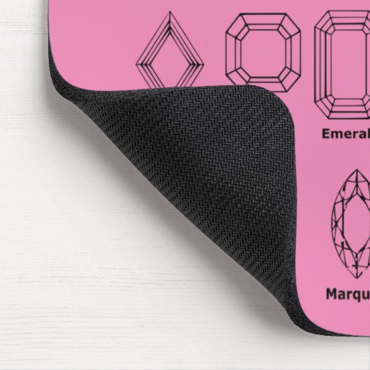 Diamantscheiben Mousepad (Ecke)