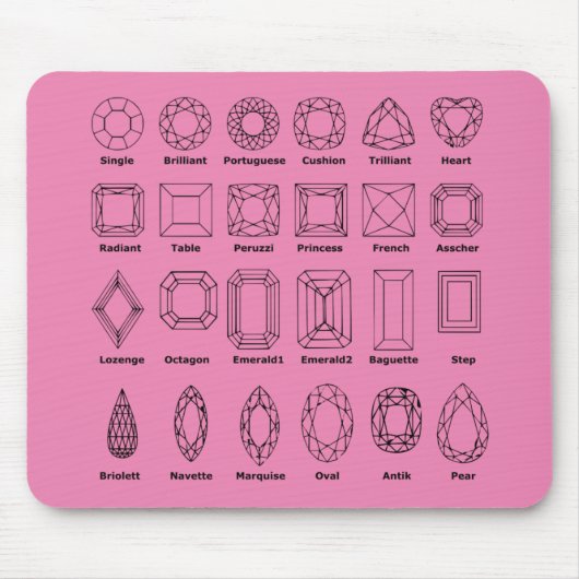 Diamantscheiben Mousepad (Vorne)