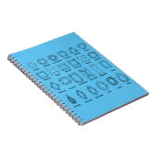 Diamantscheiben Notizblock (Rechte Seite)