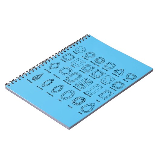 Diamantscheiben Notizblock (Linke Seite)