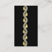 Diamantschmuck schwarz visitenkarte (Rückseite)