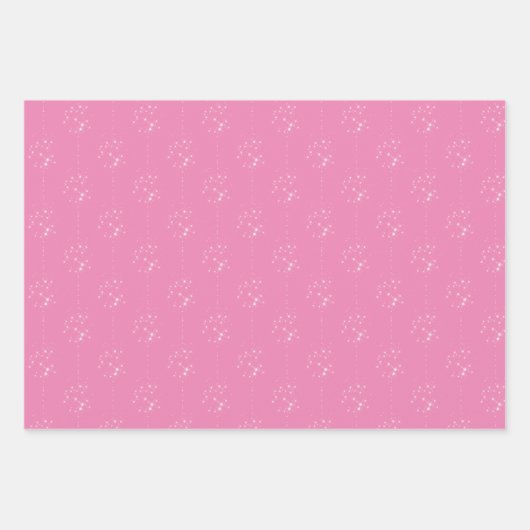 Diamantschmuck- Wrapping Paper Sheet Set von 3 Geschenkpapier Set (Vorderseite 2)