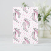 Diamantschuhe Einladung (Stehend Vorderseite)