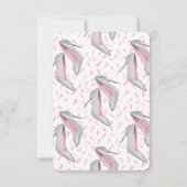 Diamantschuhe Einladung (Rückseite)