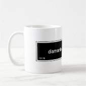 Diamantschwarz Kaffeetasse (Links)