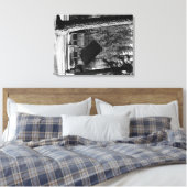 Diamantsee, Oregon Cabin View Foto Leinwanddruck (Insitu (Schlafzimmer))