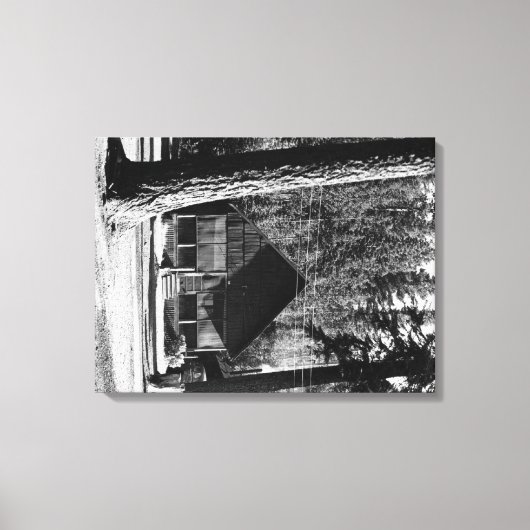 Diamantsee, Oregon Cabin View Foto Leinwanddruck (Vorderseite)