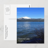 Diamantsee, Oregon Postkarte (Vorne/Hinten)