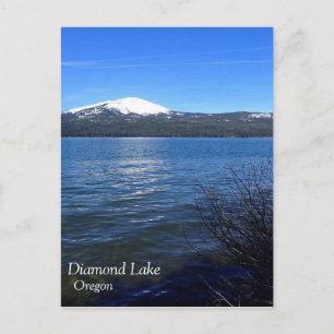 Diamantsee, Oregon Postkarte