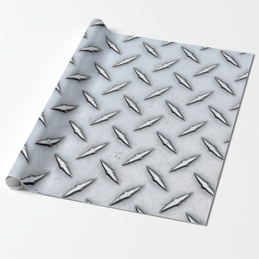 Diamantstahl Geschenkpapier (Ungerollt)