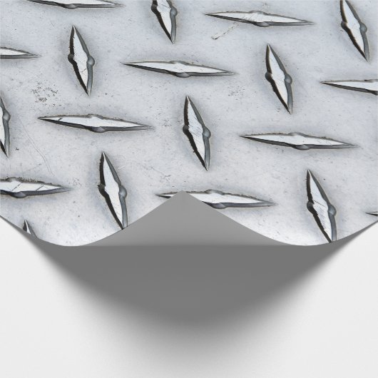 Diamantstahl Geschenkpapier (Ecke)