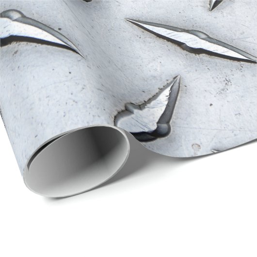 Diamantstahl Geschenkpapier (Rolleneckpunkt)