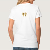 Diamantstaub-Goldband T-Shirt (Rückseite)