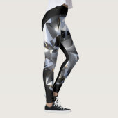 Diamantstein: schwarzer Raumfunkel. Leggings (Rechts)