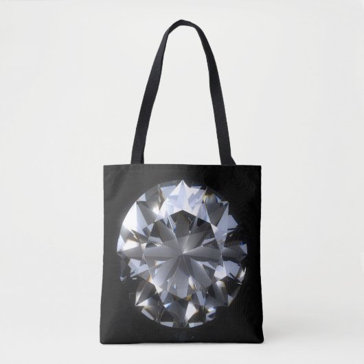 Diamantstein: schwarzer Raumfunkel. Tasche (Vorderseite)