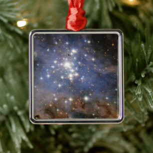 Diamantsterne im Carina-Nebel Hubble-Weltraum Ornament Aus Metall
