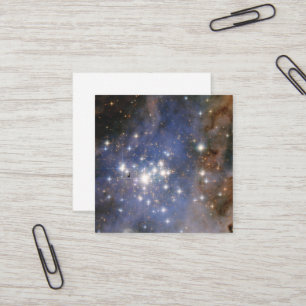 Diamantsterne im Carina-Nebel Hubble-Weltraumteles Quadratische Visitenkarte