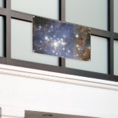 Diamantstränge in Carina Nebula Hubble Space Banner (Äußeres Gebäude)