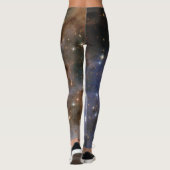 Diamantstränge in Carina Nebula Hubble Space Leggings (Rückseite)