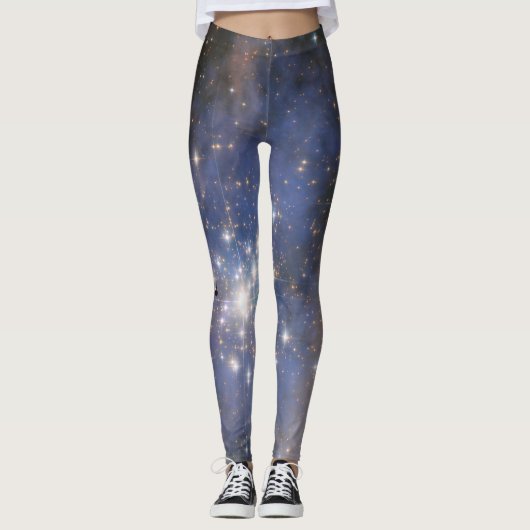 Diamantstränge in Carina Nebula Hubble Space Leggings (Vorderseite)