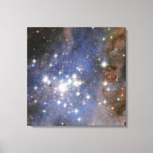 Diamantstränge in Carina Nebula Hubble Space Leinwanddruck
