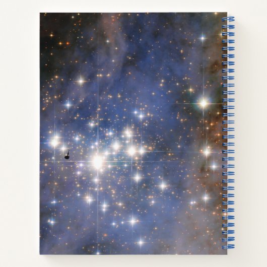 Diamantstränge in Carina Nebula Hubble Space Notizblock (Rückseite)