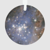 Diamantstränge in Carina Nebula Hubble Space Ornament (Rückseite)