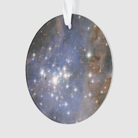 Diamantstränge in Carina Nebula Hubble Space Ornament (Vorderseite)