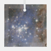 Diamantstränge in Carina Nebula Hubble Space Ornament Aus Glas (Vorderseite)