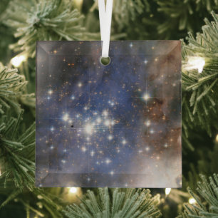 Diamantstränge in Carina Nebula Hubble Space Ornament Aus Glas