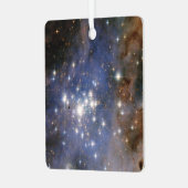 Diamantstränge in Carina Nebula Hubble Space Ornament Aus Metall (Vorderseite links)