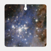Diamantstränge in Carina Nebula Hubble Space Ornament Aus Metall (Rückseite)