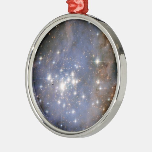 Diamantstränge in Carina Nebula Hubble Space Ornament Aus Metall (Links)