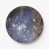 Diamantstränge in Carina Nebula Hubble Space Pappteller (Vorderseite)