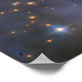 Diamantstränge in Carina Nebula Hubble Space Poster (Ecke)