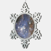 Diamantstränge in Carina Nebula Hubble Space Schneeflocken Zinn-Ornament (Rechts)