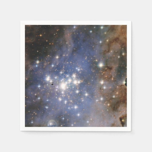 Diamantstränge in Carina Nebula Hubble Space Serviette (Vorderseite)