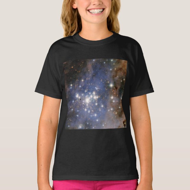 Diamantstränge in Carina Nebula Hubble Space T-Shirt (Vorderseite)