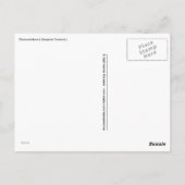 Diamanttaube (Geopelia Cuneata) Postkarte (Rückseite)