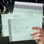 Diamanttextur 30. Hochzeitstag Einladung