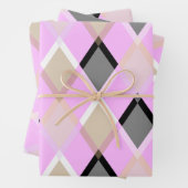Diamantverpackungspapier lila geschenkpapier set (Beispiel)