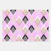 Diamantverpackungspapier lila geschenkpapier set (Vorderseite)
