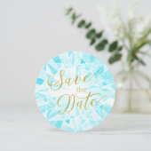 DiamantWedding rettet das Datum Save The Date (Stehend Vorderseite)