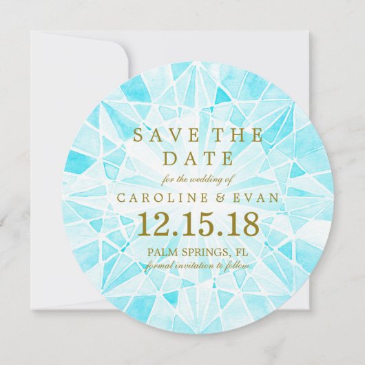 DiamantWedding rettet das Datum Save The Date (Rückseite)