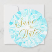 DiamantWedding rettet das Datum Save The Date (Vorderseite)