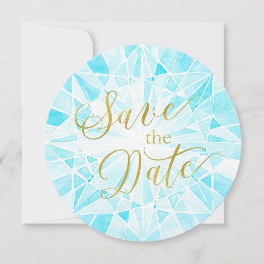 DiamantWedding rettet das Datum Save The Date (Vorderseite)