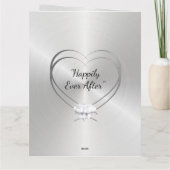 Diamond 60. Hochzeitskarte für Ehefrau Karte (Rückseite)